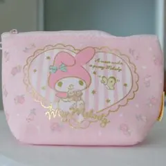 マイメロディ　おめかし　小物入れ　キャンディキャビネット　レア　ポーチ　平成 マイメロディ キャンディキャビネットのふわふわポーチ 2015年製