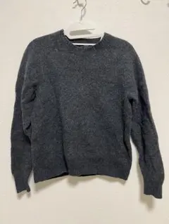 UNIQLO M ダークグレー セーター