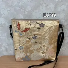 ✦E0719✦ハンドメイド✦着物✦帯✦リメイク✦ fショルダーバッグ