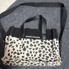 RODEO CROWNS ヒョウ柄トートバッグ