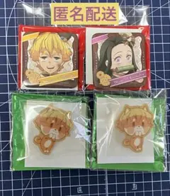 鬼滅の刃 ギフト缶バッジ アニマルクッキーバッジ 善逸 禰豆子