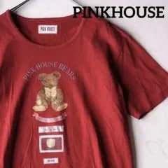 美品✨️ PINK HOUSE ピンクハウス テディベア Tシャツ レッド Mのサムネイル