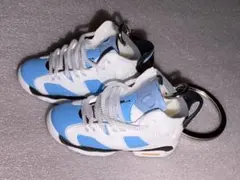 NIKE ミニチュアスニーカー型キーホルダー 青白 左足のみ×2