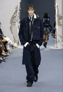 1回着用のみ】sacai 20ss レイヤード デニムジャケット サイズ3 - メルカリ