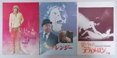 火の森／フレンジー／禁じられたデカメロン 東宝事業部製映画プログラム3冊セット