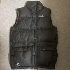 LLBean ブラック ダウンベスト