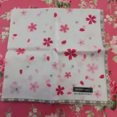 バーバリー ハンカチ 桜 ⑦