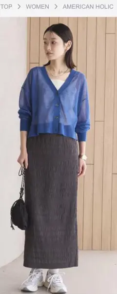 AMERICAN HOLIC アメホリ シャーリングタイトスカートL