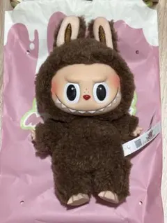 POPMART LABUBU マカロンぬいぐるみ シークレット　ココア 正規LabubuポップマートMONSTERSラブブマカロンシークレットCocoa