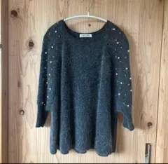 韓国製モヘアセーター