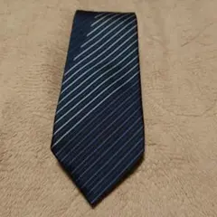 NICOLE ネイビー ストライプ ネクタイ