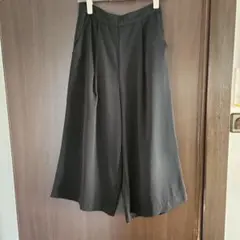 ゴム ガウチョパンツ