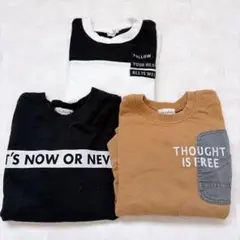 ブランシェス 子供服 長袖トレーナー 3枚セット まとめ売り 110のサムネイル