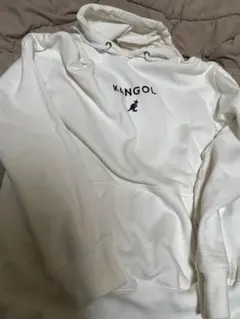 KANGOL 白パーカー