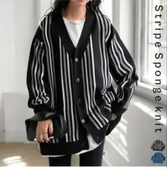 antiqua スポンジニットカーデ カーディガン