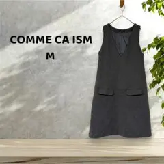 【COMME CA ISM/コムサイズム】【M】ノースリーブワンピース グレー