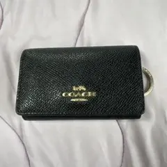 COACH キーケース 5連 ブラックのサムネイル