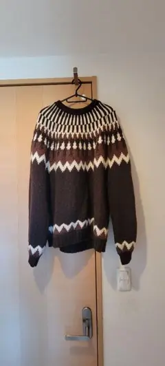 BEAMS シャギー ノルディック ニット