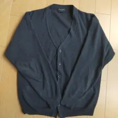 HIGHEST MATERIAL 二ット ネイビー系 Vネック カーディガン