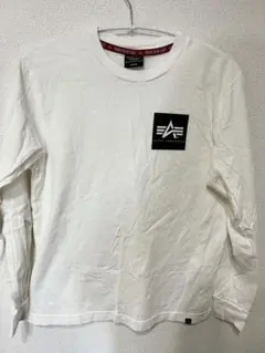 ALPHA INDUSTRIES 長袖カットソー M ホワイト