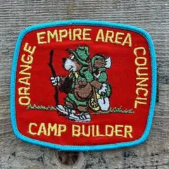 【USA vintage】CAMP BUILDER ワッペン　ボーイスカウト