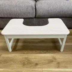 [キャンベル様専用]トイレトレーニング用踏み台 ホワイト 木目