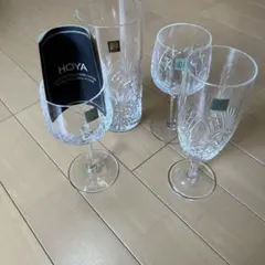 最高級　HOYA クリスタルガラスワイングラス