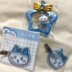 ちいかわ ハチワレ ぷっくりったいヘアクリップ ジュエリースイングチャーム