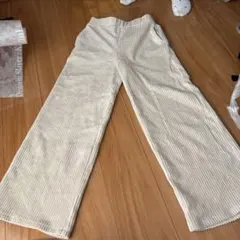 AZUL ストライプ柄 ワイドパンツ Sサイズ