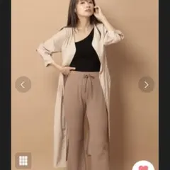 mysty woman シャツワンピース 2way 7分袖