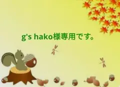 g's hako様　専用ページです。