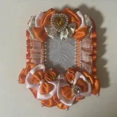 硬質 ケース デコ 【 B8 】 オレンジ系