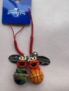 【未使用美品】エルモ ストラップ ユニバーサル・スタジオ・ジャパン2個セット