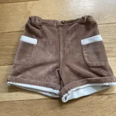 コーデュロイ半ズボン 110cm ブラウン
