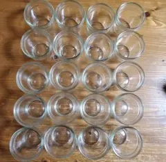 Morozoff モロゾフ プリン容器 ガラス瓶 まとめ売り 24個