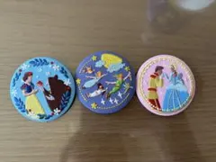 ディズニー 刺繍缶バッジ 3個セット