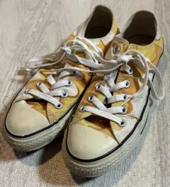 90s コンバース オールスター 総柄 ビンテージ ローカット 靴 日本製 2