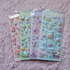 サンリオ ボンボンドロップ風シール 4点セット