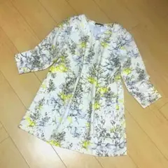 PISANO ピサーノ　チュニック　L 花柄　フラワー　トップス
