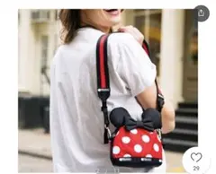LeSportsac　ディズニー100周年 ミニーマウス ショルダーバッグ