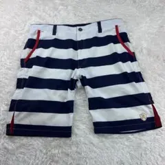 ラッセルノ ゴルフ ハーフパンツ ボーダー 紺 白 赤 メンズ 2XL 7のサムネイル
