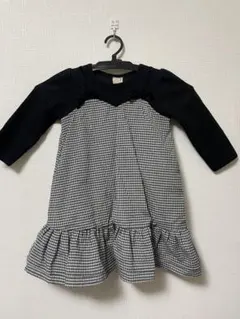 プティマイン　長袖ワンピース　100cm