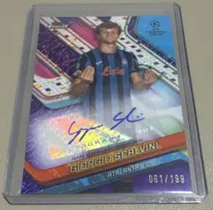topps finest 2025 スカルヴィーニ　サイン　199シリ