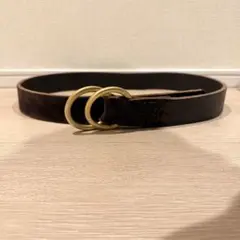 visvim ダブルリング　レザーベルト