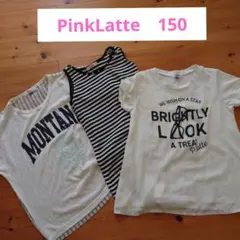 PinkLatte 150 ピンクラテ　夏服3枚セット　半袖　タンクトップ