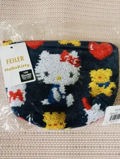 フェイラー サンリオコラボ ハローキティ レトロ バッグ ネイビー