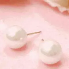 真珠 パール k10 ピアス /agete nojess 入学式 入園式