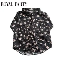 A■ ROYAL PARTY ロイヤルパーティー レディース ブラウス 黒 Fのサムネイル
