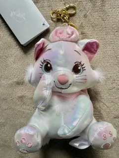 マリー おしゃれキャット ぬいぐるみキーホルダー キーチェーン ディズニー