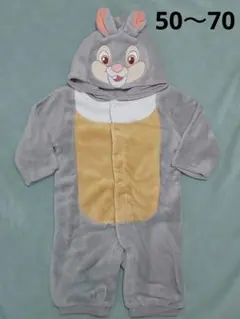 ディズニー バンビ とんすけ なりきり 着ぐるみロンパース コスチューム 新生児